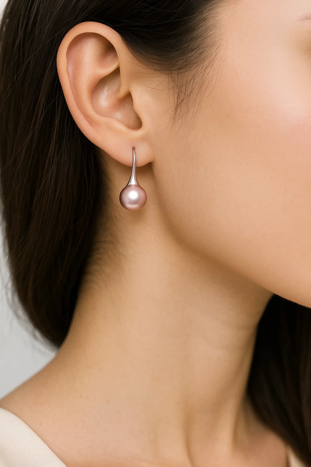 Blush Pearl Drop Earrings